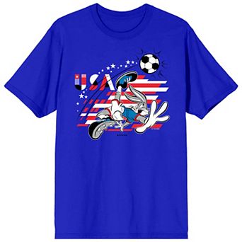 Men's Looney Tunes Bugs Bunny Soccer Graphic Tee