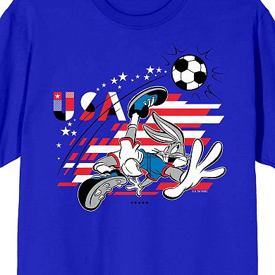 Men's Looney Tunes Bugs Bunny Soccer Graphic Tee