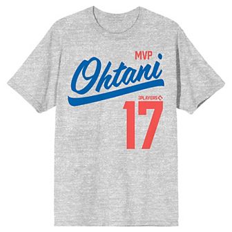 Men's Shohei Ohtani MVP Ohtani Players Number 17 Graphic Tee