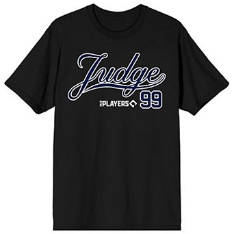 Men's Aaron Judge Number 99 Black Graphic Tee
