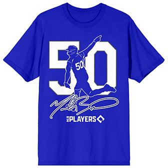 Men's Mookie Betts Silhouette Number 50 Graphic Tee