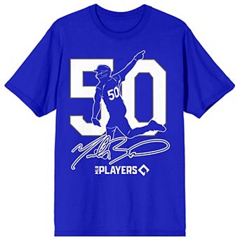 Men's Mookie Betts Silhouette Number 50 Graphic Tee