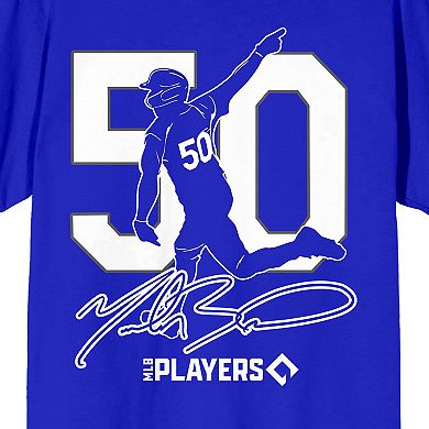Men's Mookie Betts Silhouette Number 50 Graphic Tee