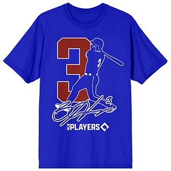 Men's Bryce Harper Silhouette & Number 3 Graphic Tee