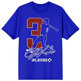 Men's Bryce Harper Silhouette & Number 3 Graphic Tee