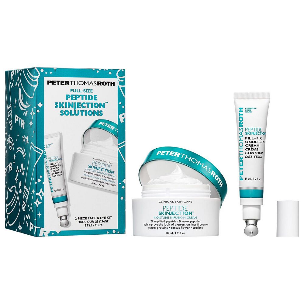 potassium glutathione isomerized linoleate Peter Thomas Roth Full-Size Peptide Skinjection 2-Piece Skincare Set with Under-Eye Cream and Moisturizer Xanthophylls Moisterizer adds moisture Tri Immune Boost Vitamin Glass skin Size:250G