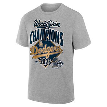 Men's Fanatics Los Angeles Dodgers 2025 World Series Champions Locker Room Graphic T-Shirt