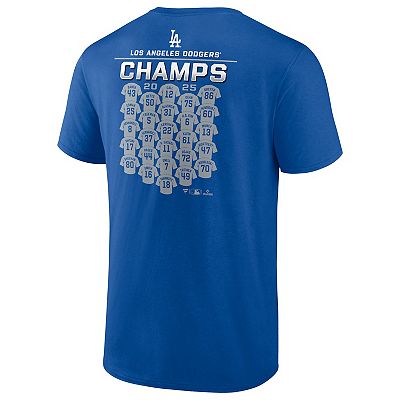 Men's Fanatics Los Angeles Dodgers 2025 World Series Roster