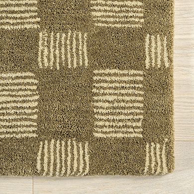 Rugs USA Quince Checkerboard Wool Rug