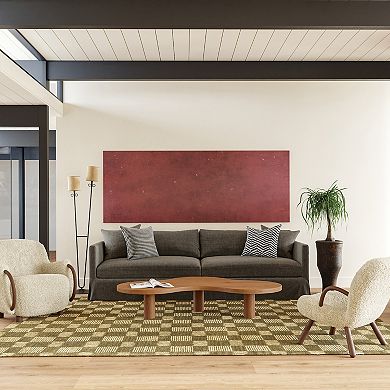 Rugs USA Quince Checkerboard Wool Rug