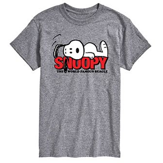 Men's Peanuts Snoopy The World Famous Beagle Graphic Tee