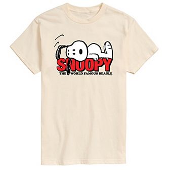 Men's Peanuts Snoopy The World Famous Beagle Graphic Tee