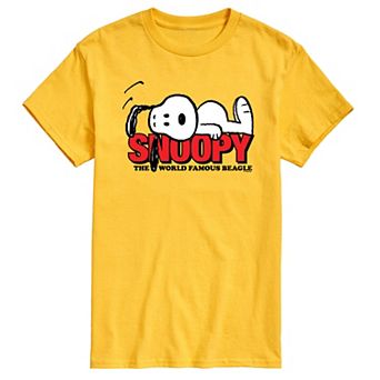 Men's Peanuts Snoopy The World Famous Beagle Graphic Tee