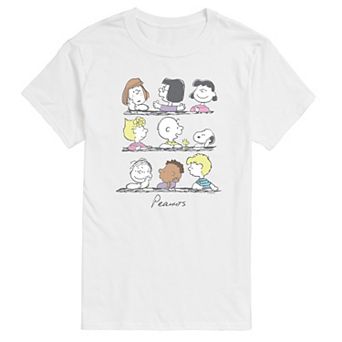 Men's Peanuts Group Vintage Graphic Tee
