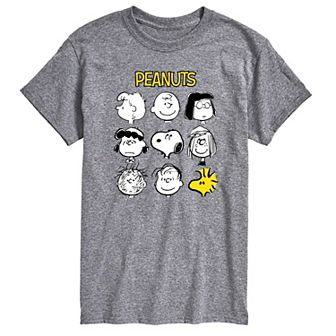 Men's Peanuts Faces Of Peanuts Graphic Tee