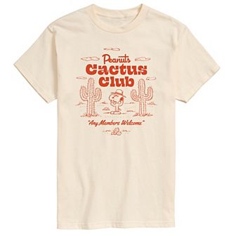 Men's Peanuts Cactus Club Spike Graphic Tee