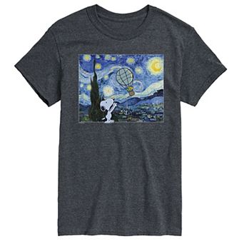 Men's Peanuts The Starry Night Graphic Tee