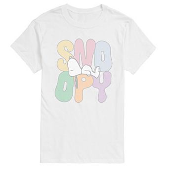 Men's Peanuts Sleepy Snoopy Distressed Graphic Tee