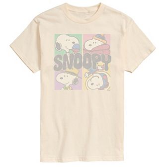 Men's Peanuts Snoopy Distressed Graphic Tee