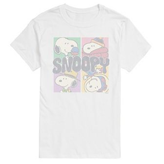 Men's Peanuts Snoopy Distressed Graphic Tee