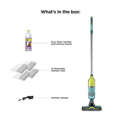 Shark® VACMOP Cordless Hard Floor Cleaner, Vacuum and Spray Mop - VM401