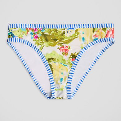 Women's Freshwater Contrast Trim Hipster Swim Bottoms