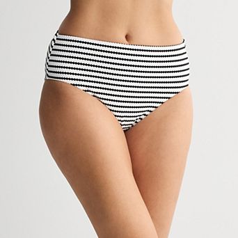 Women's Freshwater Shirred Back Brief Swim Bottoms