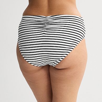 Women's Freshwater Shirred Back Brief Swim Bottoms
