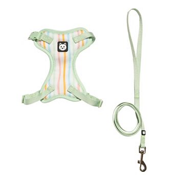 Kitty City Striped Harness & Leash 2 pc Set