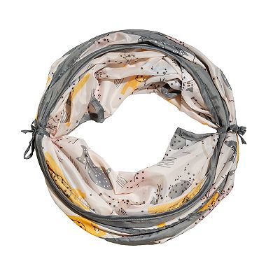 Kitty City Cat Print Curved Tunnel Pet Toy