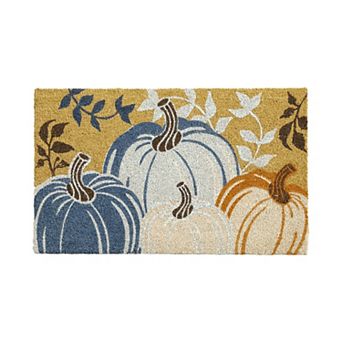 VCNY Home Pumpkins Outdoor Coir Doormat