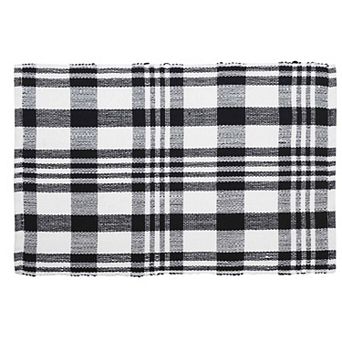 VCNY Home Plaid Indoor / Outdoor Layering Rug
