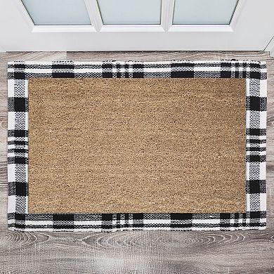 VCNY Home Plaid Indoor / Outdoor Layering Rug