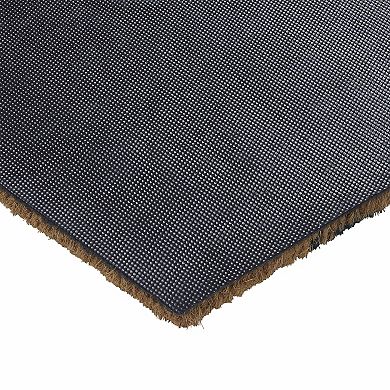 VCNY Home Autumn Sunflower Truck Outdoor Coir Doormat