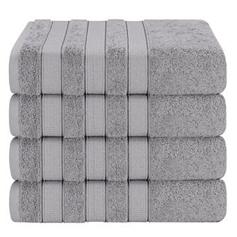 American Soft Linen 4 pc Luxury 100% Turkish Cotton Bath Towel Set