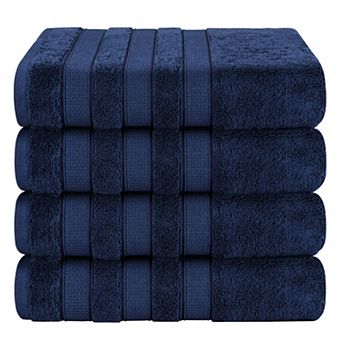 American Soft Linen 4 pc Luxury 100% Turkish Cotton Bath Towel Set