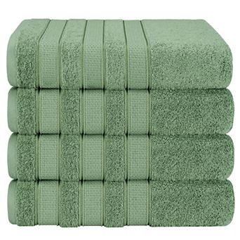 American Soft Linen 4 pc Luxury 100% Turkish Cotton Bath Towel Set