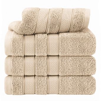 American Soft Linen 4 pc Luxury 100% Turkish Cotton Hand Towels