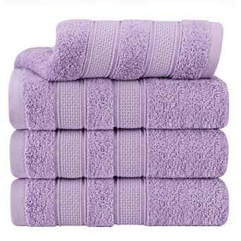 American Soft Linen 4 pc Luxury 100% Turkish Cotton Hand Towels