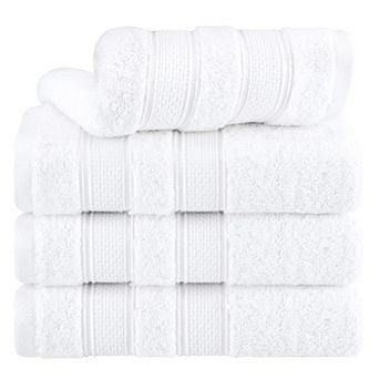 American Soft Linen 4 pc Luxury 100% Turkish Cotton Hand Towels
