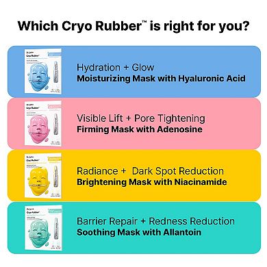 Cryo Rubber Moisturizing Face Mask with Hyaluronic Acid