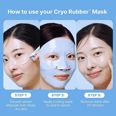 Cryo Rubber Moisturizing Face Mask with Hyaluronic Acid