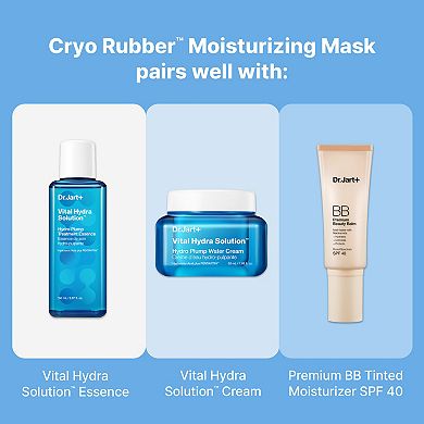 Cryo Rubber Moisturizing Face Mask with Hyaluronic Acid