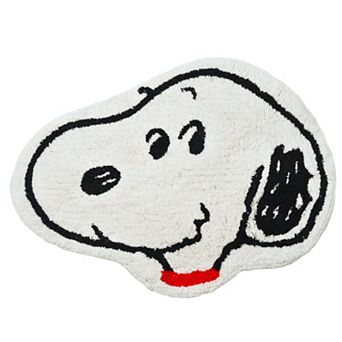 Peanuts Snoopy Face Bathroom Rug