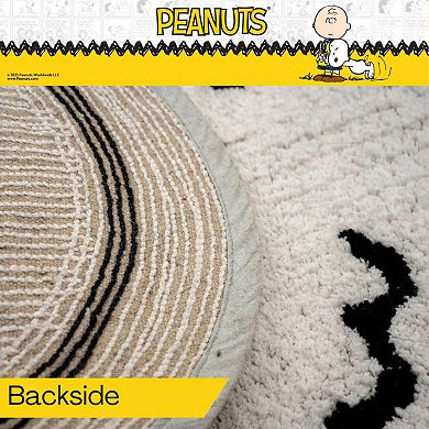 Peanuts Snoopy Face Bathroom Rug