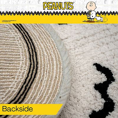 Peanuts Snoopy Face Bathroom Rug