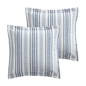 Levtex Home Seaside Stripes 2 pc Euro Sham Set