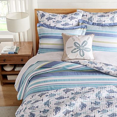 Levtex Home Laida Beach Striped Duvet Cover Set