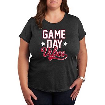 Plus Size Game Day Vibes Graphic Tee