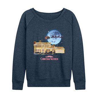 Women's National Lampoon's Christmas Vacation Griswold's House French Terry Long Sleeve Tee